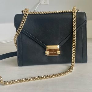 Michael Kors Whitney leather purse Black